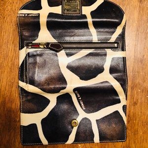Dooney and Burke Giraffe print Wallet